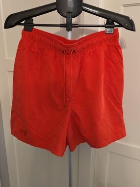 Under Armour Men’s Bright Orange Swim Trunks NWT